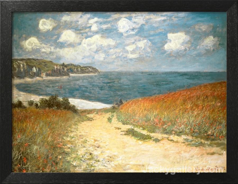 Path Through the Corn at Pourville, by Claude Monet paintings reproduction